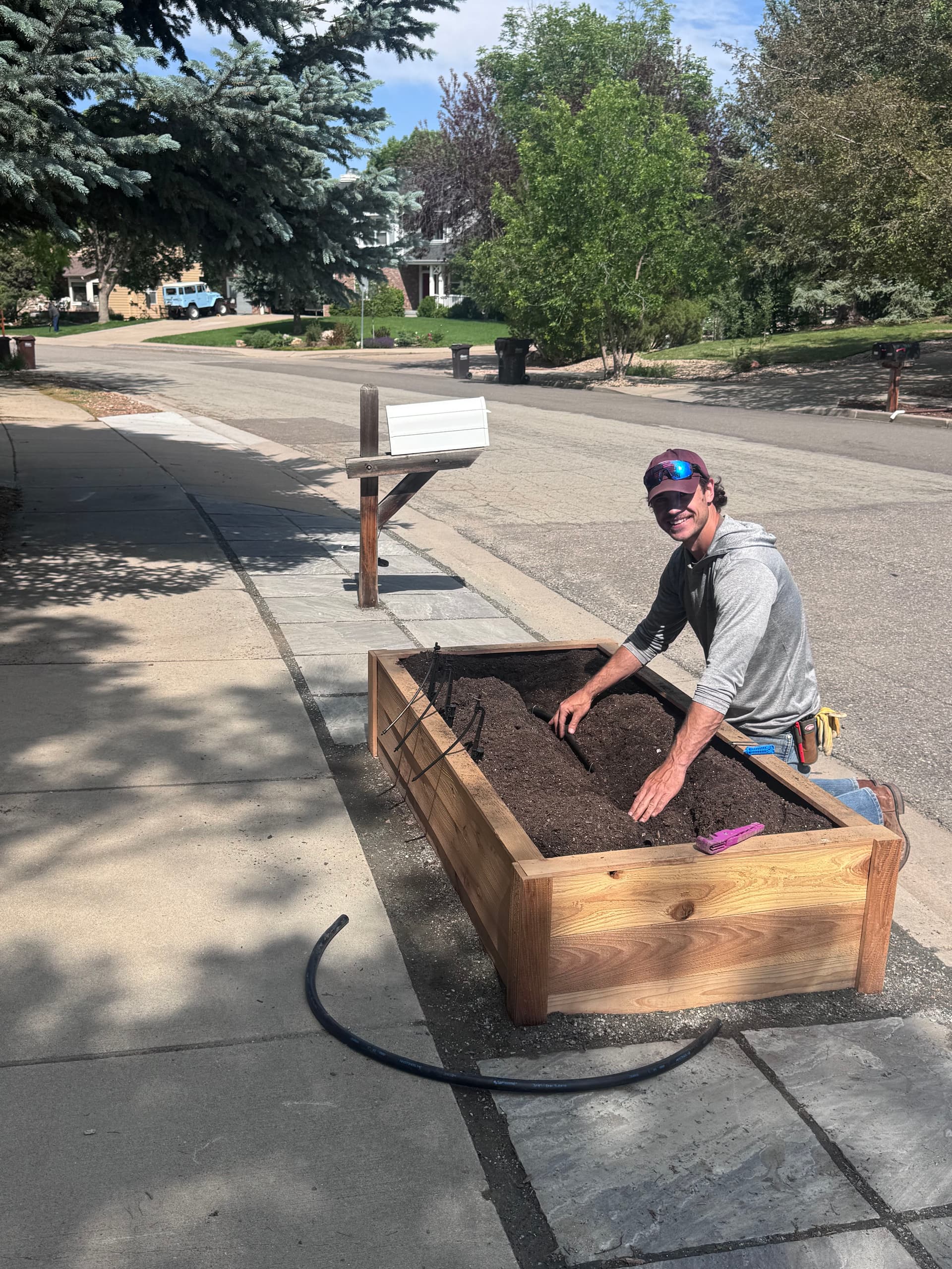 Custom Patio and Raised Garden Beds Built in Boulder image