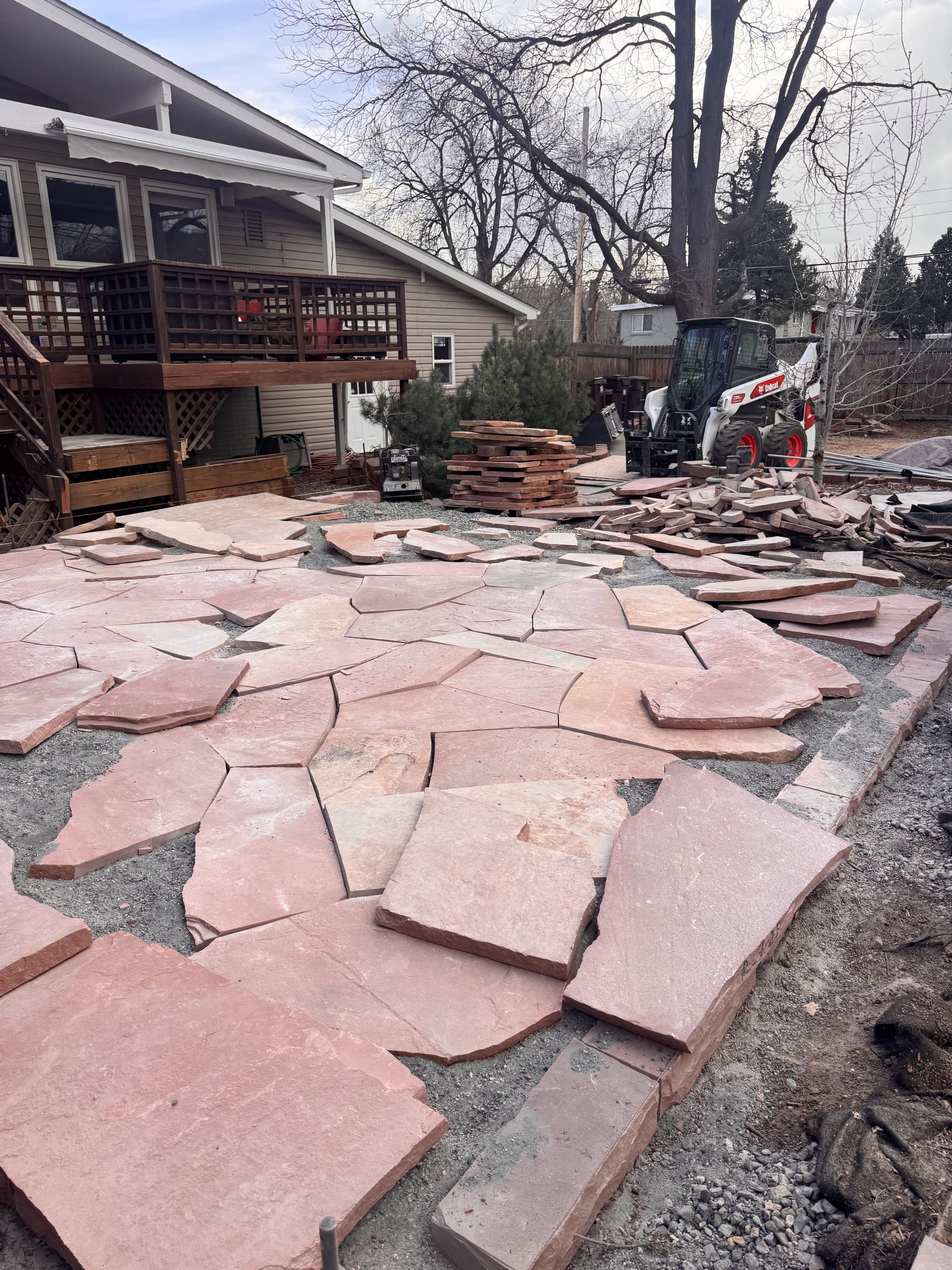 Gallery photos for Precise Flagstone Patio Installation: Image #1