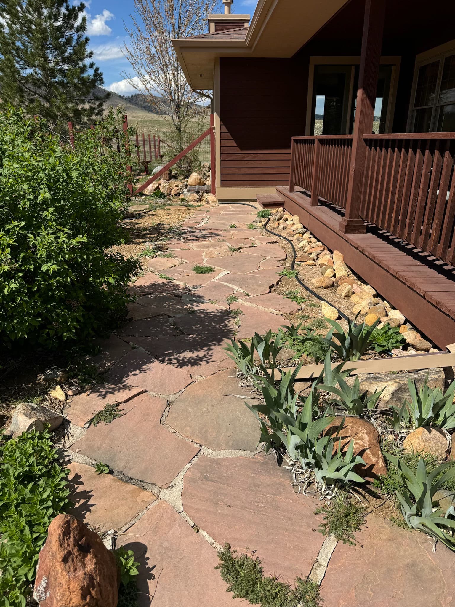 Gallery photos for Upgraded Flagstone Walkway for a Stunning Garden Path: Image #2