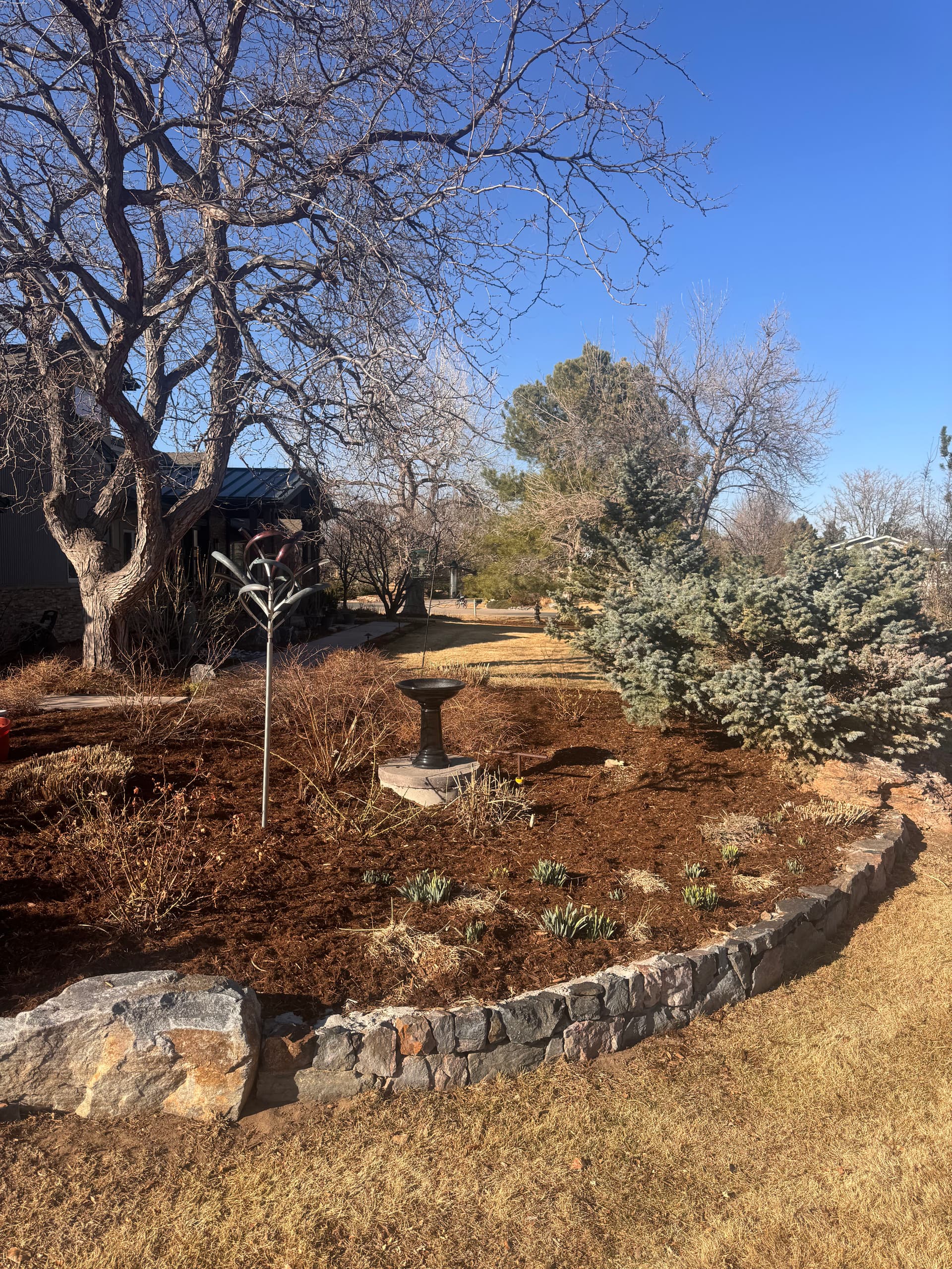 Gallery photos for Elevating Outdoor Spaces with Steppers and Mulching: Image #2